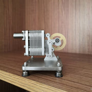 ENJOMOR Mini α Structure Hot-Air Stirling Engine Electric Generator 4000rpm - Gift Collection - EngineDIY