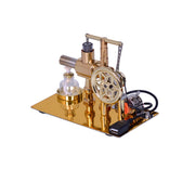 ENJOMOR Balance Single-cylinder Hot Air Stirling Engine Model with USB Light - Gift Collection - EngineDIY