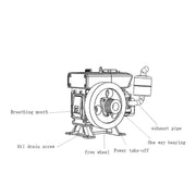 CISON L100 3.5cc Mini Evaporative Cooled Single-cylinder 4-stroke Gasoline Engine Internal Combustion Engine Model - Speed Up to 8000rpm - EngineDIY