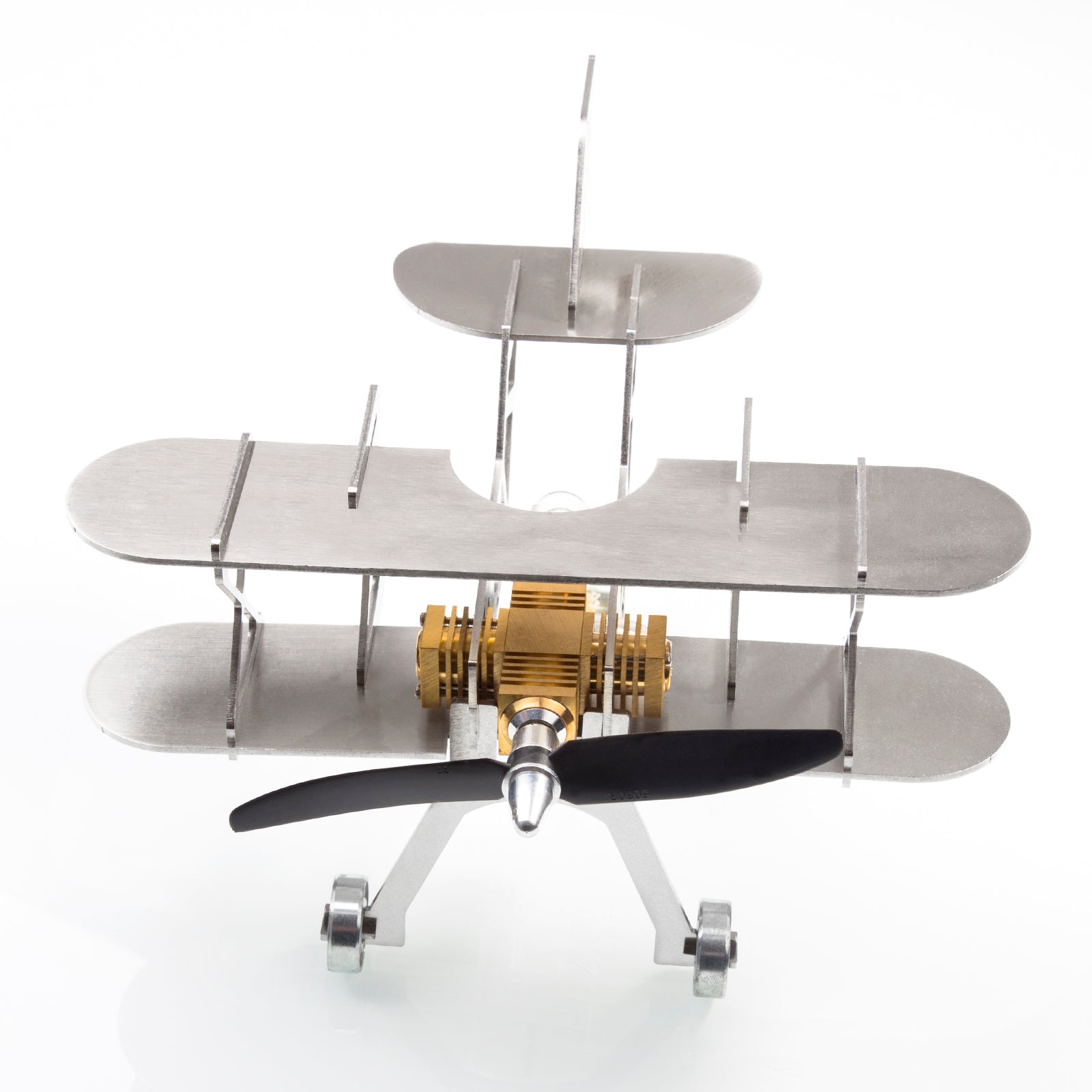 ENJOMOR Ensemble de modèles d'avion Stirling en métal STEM Science Education Toy Boutique Décoration