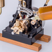 KACIO LS1-14 Single Cylinder Reciprocating Steam Engine Model for Model Ship Model Boat Above 60cm - EngineDIY