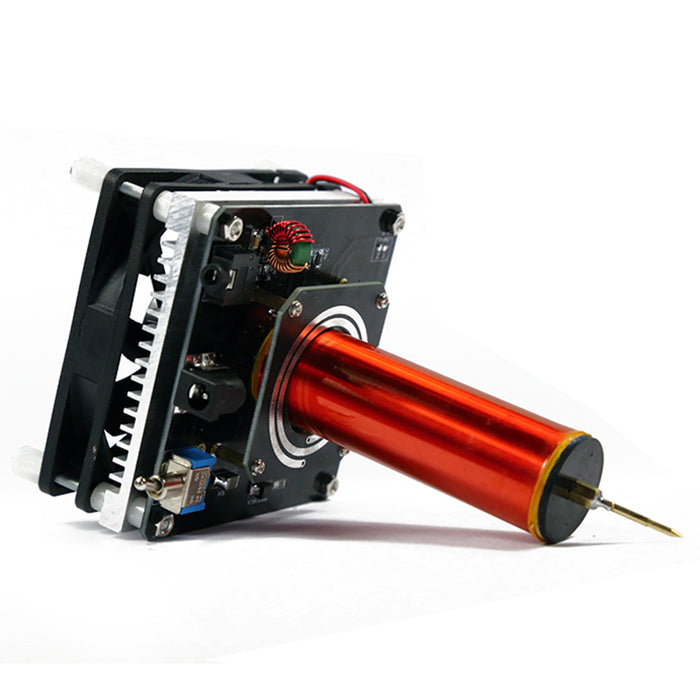 STARK Mini Tesla Music Coil Speaker Plasma Singing Loudspeaker Experimenting Device Teaching Tool Desktop Toy