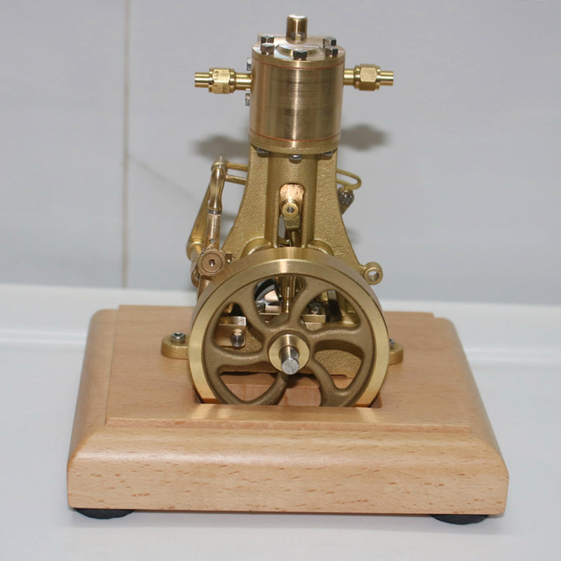 M31B 1.85CC Mini Retro Vertical Single-cylinder Reciprocating Double-acting Steam Engine Model Toys - EngineDIY