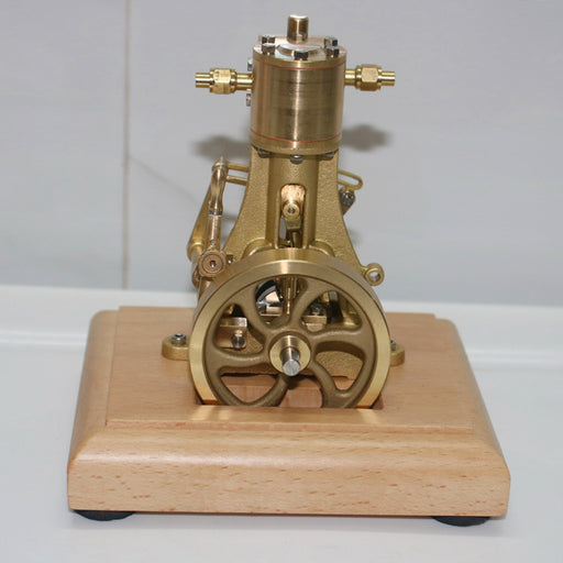 M31B 1.85CC Mini Retro Vertical Single-cylinder Reciprocating Double-acting Steam Engine Model Toys
