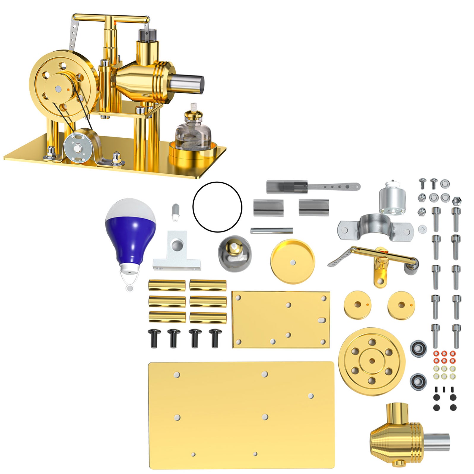 Stirling Engine Kit | Stirling Engine Model DIY for Sale - EngineDIY