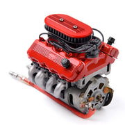 V8 Engine Fan Radiator Motor Hood Kit for 1/10 RC Car GRC 1976 F76 Motor - EngineDIY