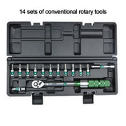 High-precision Mechanical Adjustable Torque Wrench Set DIY Tools Kit - 14Pcs - EngineDIY