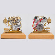 RETROL R29 4.2CC Mini V2 Engine OHV V-Twin Motorcycle Engine Double-cylinder Four-stroke Gasoline Engine Internal Combustion Engine Model - EngineDIY