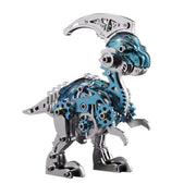 3D Metal Mechanical Dinosaur Model Kit DIY Parasaurolophus Assembly Model - 160PCS - EngineDIY