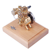 M19 1.6cc Mini SAM Hit and Miss 4 Stroke Vertical Gas Engine Internal Combustion Engine Model with Flying Ball Speed Limiter - EngineDIY