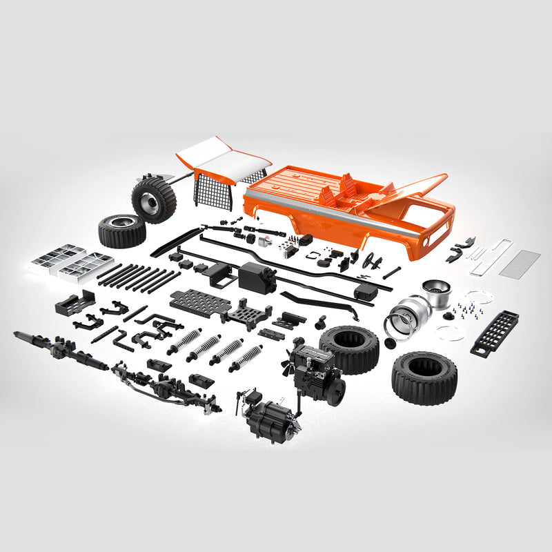 TOYAN X-POWER Sand Cruiser 1:8 RC Off-road 4WD Car Vehicle Crawler Kit - EngineDIY