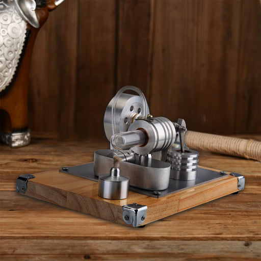 Stirling Engine Model - Power Generating Water Pump Water-cooled Split Rectangular Stirling Engine Model Educational Toy