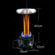 Musical Tesla Coil Singing Plasma Arc Speaker Zeusaphone Thoramin Wireless Transmission Experiment Desktop Toy Model - enginediy