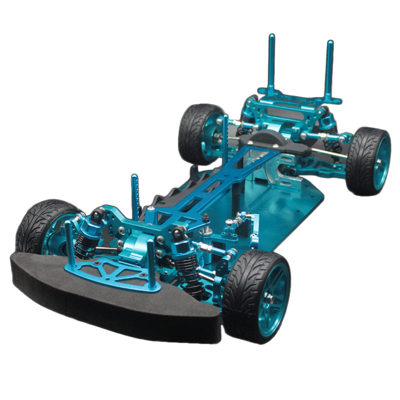 HSP 94123 1/10 4WD Electric RC Drift Car Frame Empty Remote Control Car Frame with Tires  - KIT