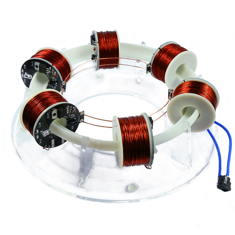 Stark 6 Coils Ring Accelerator Cyclotron High-tech Physics Model - EngineDIY