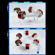 Stark 6 Coils Ring Accelerator Cyclotron High-tech Physics Model - EngineDIY