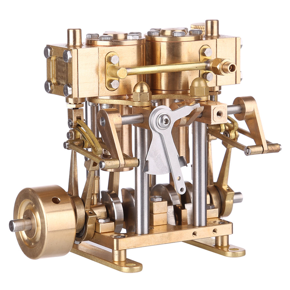 2 Cylinder Marine Steam Engine Reciprocating All Copper Steam Engine Gift Collection