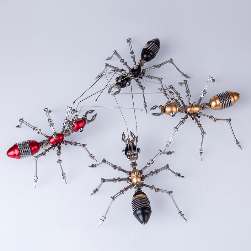 3D Metal Ant Model Kits, DIY Metal Puzzle, Assemble Model Jigsaw Kits-100 PCS - EngineDIY
