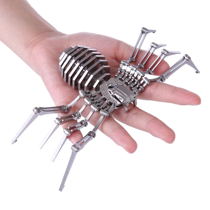 3D Puzzle Model Kit Metal Detachable Spider Metal Games Creative Gift - 84Pcs - enginediy