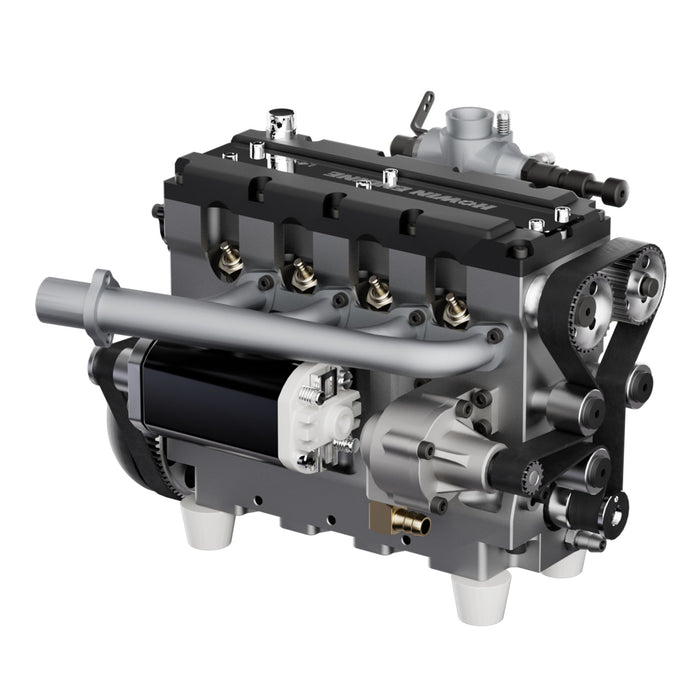 HOWIN L4 Engine 17.2cc SOHC Inline 4 Cylinder 4 Stroke Water-cooled Electric Nitro IC Engine Model