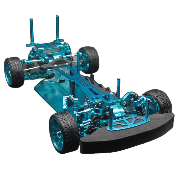 HSP 94123 1/10 4WD Electric RC Drift Car Frame Empty Remote Control Car Frame with Tires  - KIT