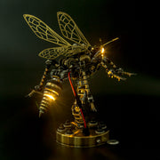 Sound Control 3D Puzzle Model Kit Mechanical Wasp  Metal Assembly DIY Model Jigsaw Crafts - enginediy