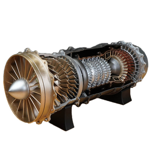 turbofan engine model kit metal