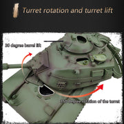 1/16 2.4G RC Tank American M60A3 Main Battle Tank Model Vehicle with Lights & Sounds - EngineDIY