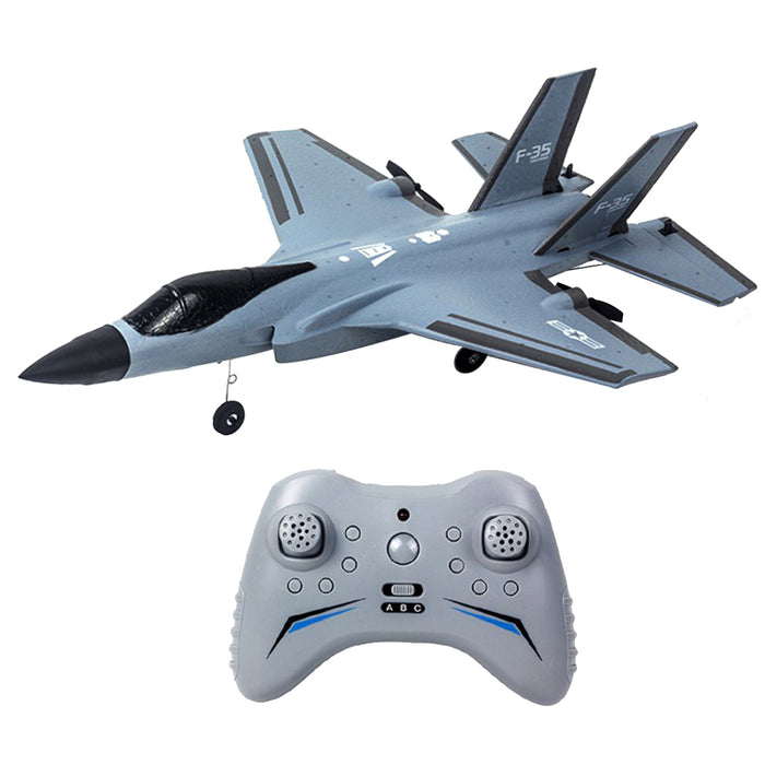 F35 2.4G RC Airplane 4CH Fighter Airplane Plane Boys' Electric Aircraft Toy Gift (RTF Version)