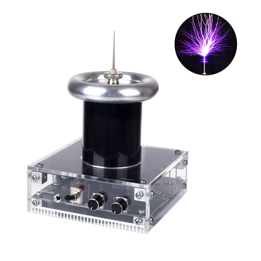 DIY Music Arc Tesla Coil Artificial Lightning Experimental Toy with 48V2A Power Supply - EU Plug