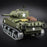 1/16 RC Tank American M4A3 Sherman Simulated Tank 2.4G Remote Control Model Military Tank with Light Sound Smoke Shooting Effect - Pro Edition