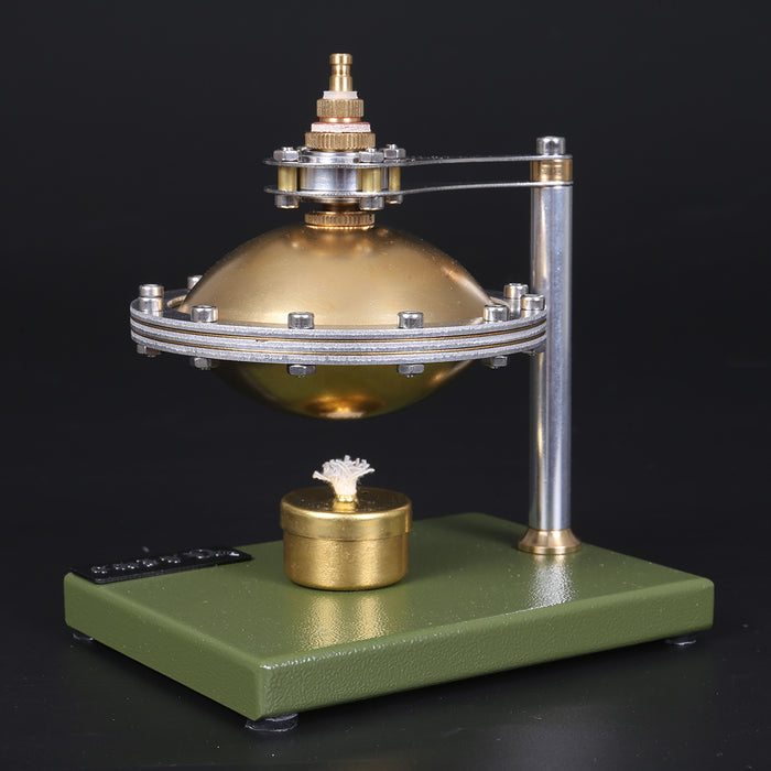 UFO Spin Suspension Steam Engine Model DIY Engine Kit with Copper Boiler and Alcohol Lamp - enginediy
