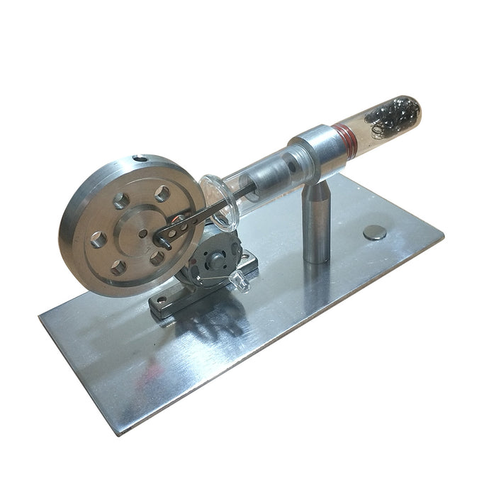 Single Cylinder Stirling Engine Experimental Generator Model