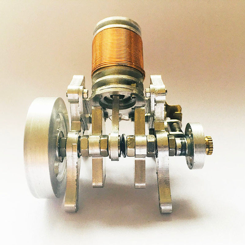 Metal Mini Type Single-cylinder Electromagnetic Engine Cannon Model Op ...