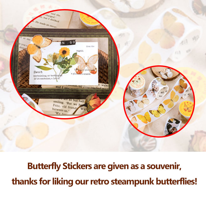 Steampunk 3D Butterfly Model Metal Puzzle DIY Assembly Kit for Kids, Teens and Adults (150PCS+) - EngineDIY