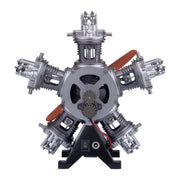 5 Cylinder Radial Engine Model Kit that Works - Build Your Own Radial Engine - TECHING 1: 6 Full Metal Radial Engine Model Kit 230+Pcs - EngineDIY