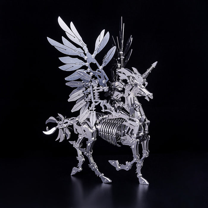 3D Puzzle Model Kit Mechanical Unicorn Metal Games DIY Assembly Jigsaw Crafts Creative Gift - enginediy