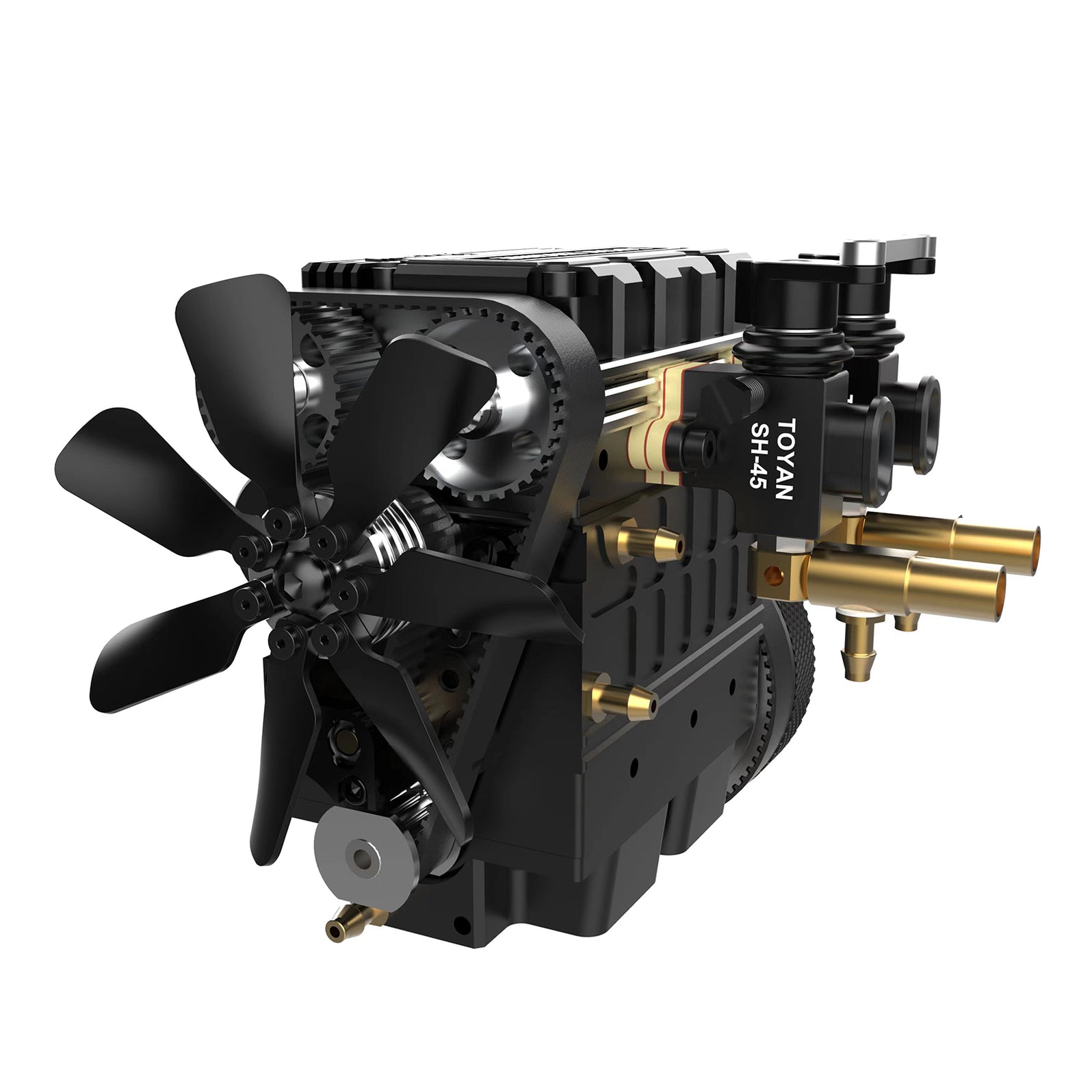 TOYAN FS-L200 Engine 2 Cylinders 4 Stroke Engine Model Kit - Build You ...
