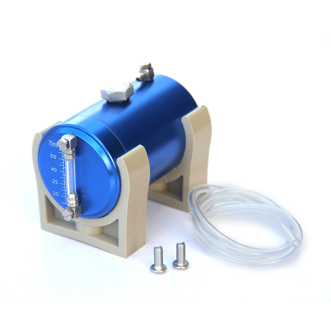 70ml Metal Oil Tank Fuel Container with Oil Level Display and 2 x 4mm ...
