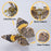 3D Metal Butterfly Model Kit, 3 In 1 Steampunk Butterfly (200PCS+/Taupe) - Caligo Eurilochusa, Kallima Inachus & Junonia Almana