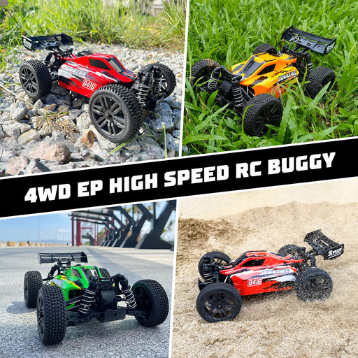 EXBONZAI 1:14 RC Car 4WD 40+KM/H EP Off-road Vehicle High Speed RC Model Car Toy RTR