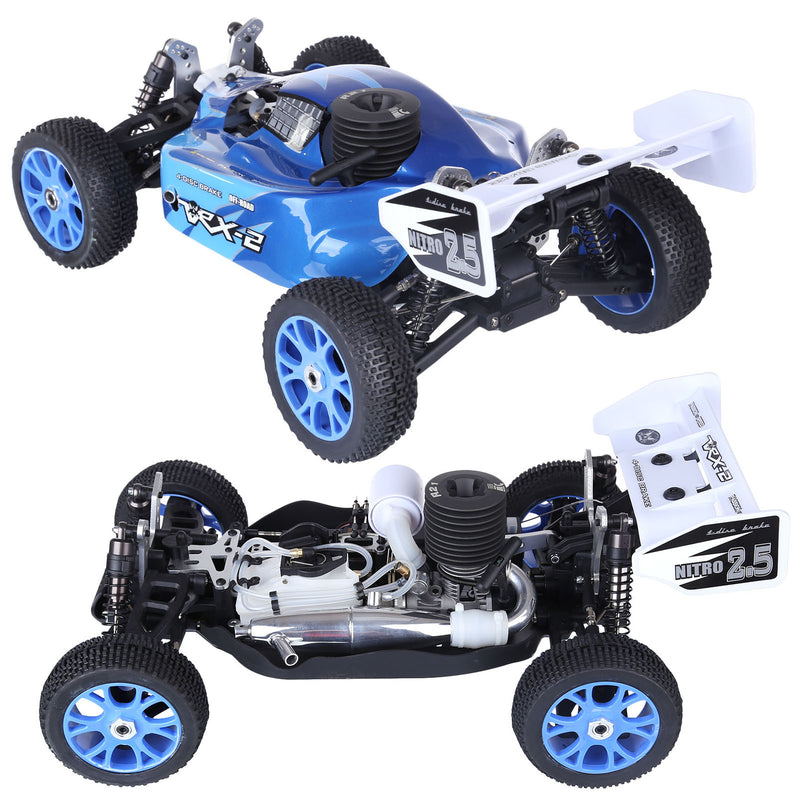 VRX RH802 1/8 Scale 4WD Nitro Powered RC Car Off-road Buggy Vehicle High Speed 2.4G Nitro RC Car - EngineDIY