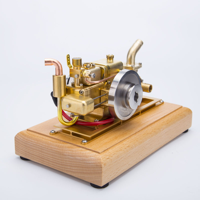 M12 1.6cc Mini 4 Stroke Retro Water-cooled Gasoline Gas Engine for Gift Collection - EngineDIY
