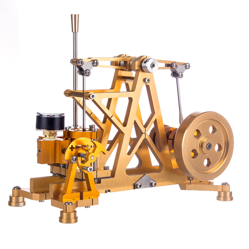 ENJOMOR Watt Steam Engine Reactor Model Steam Pump with Boiler Generator Scientific Educational Toys for Desktop Decor - EngineDIY