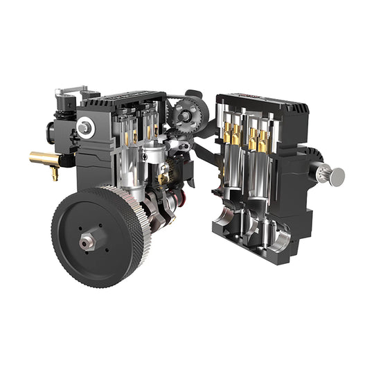 Kit de modèle de moteur TOYAN FS-L200 2 cylindres 4 temps - Construisez votre propre moteur fonctionnel