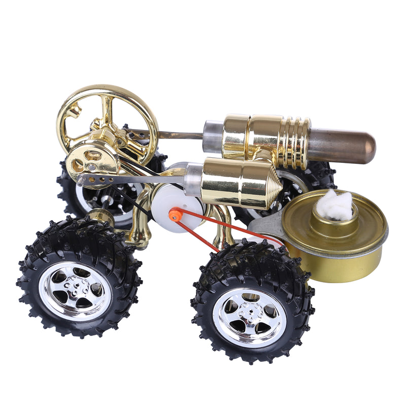 Hot Air Stirling Engine Car Engine Model Science Experiment Educational Toy - EngineDIY