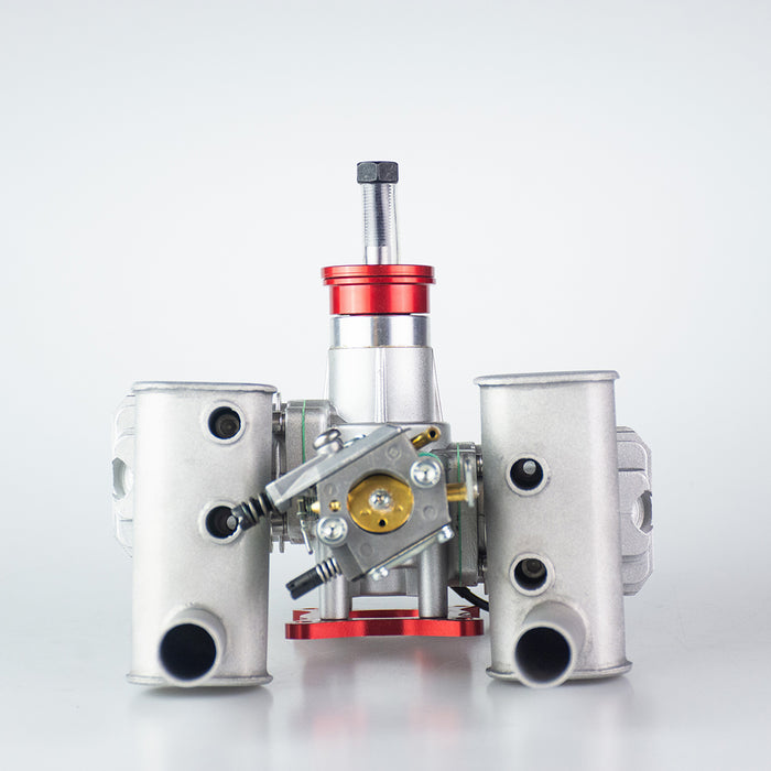 RCGF 31cc Twin Air Cooled Doublecylinder 2stroke Piston Valve Gasoli