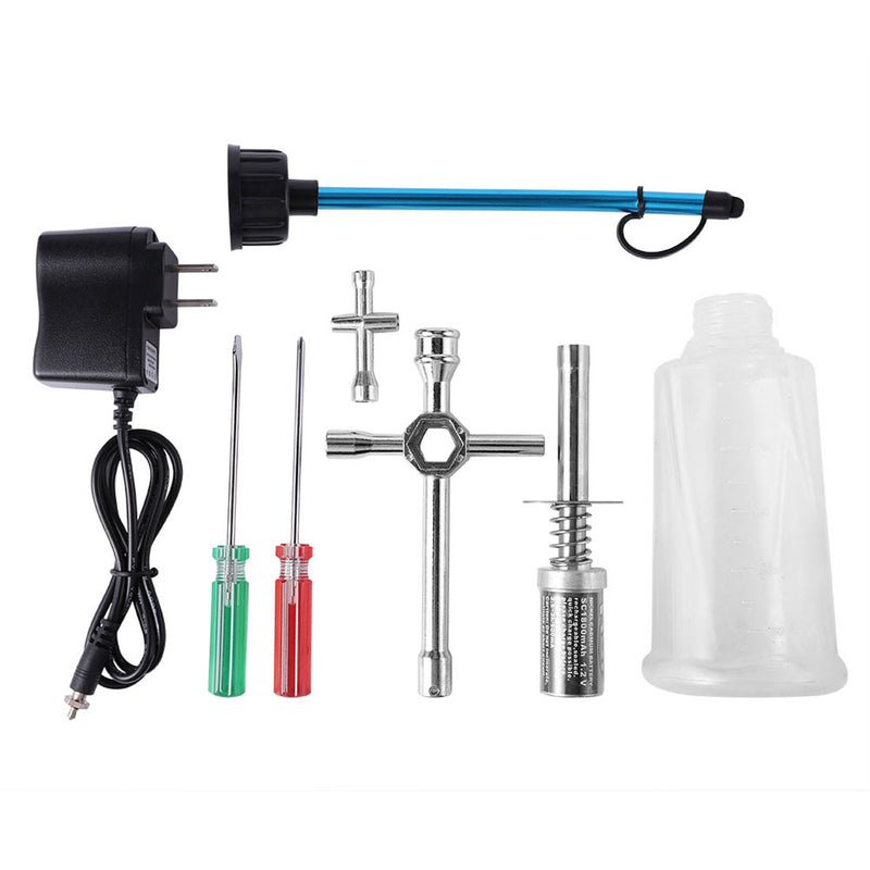HSP Igniter Starter Kit for 1:8 / 1:10 / 1:16 Scale RC Nitro Model Car - US Plug - EngineDIY
