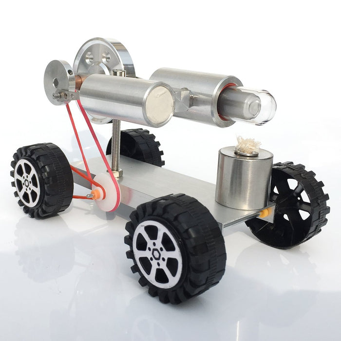 Stirling Engine Model Car Driving Science Experiment Kid Gift Collection Enginediy - enginediy