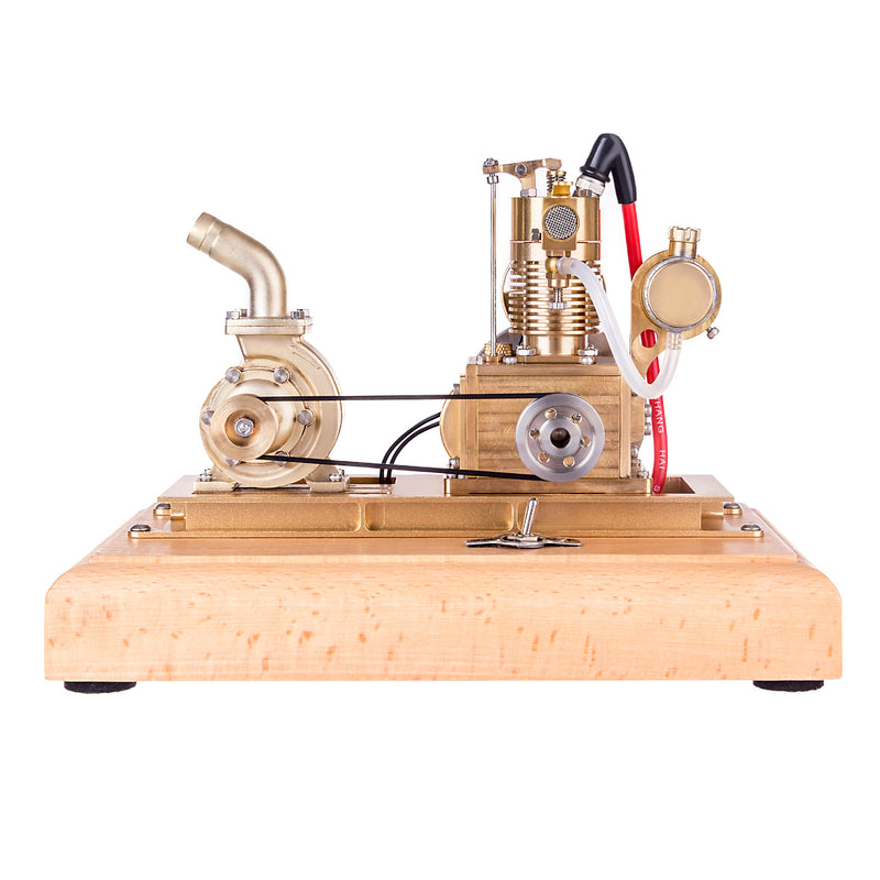 M16C 1.6cc Mini 4 Stroke Gasoline Engine Model Vertical Air-cooled Single-cylinder Internal Combustion Engine Model with Vane Pump - EngineDIY